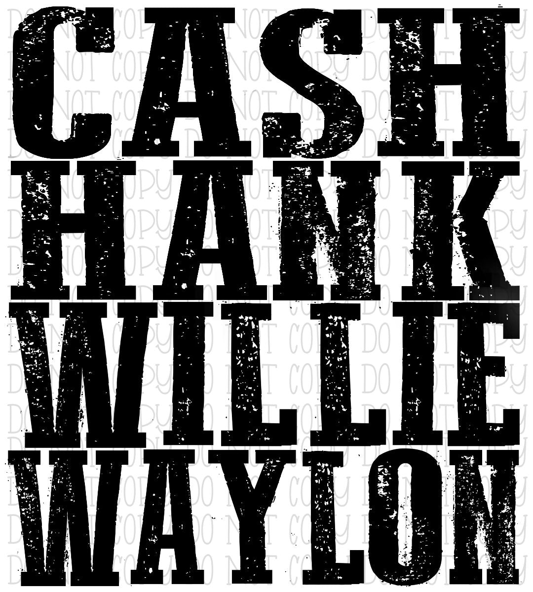 Cash Hank Willie Waylon