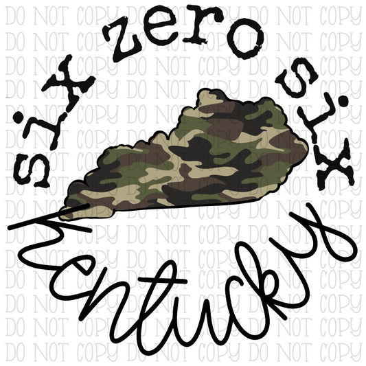 606 Area Code Kentucky Camo Six Zero Six