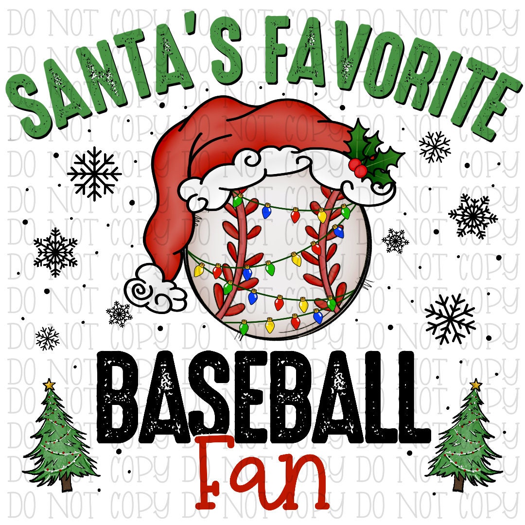 Santa's Favorite Baseball Fan