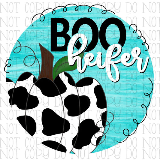 Boo Heifer - Cow Print