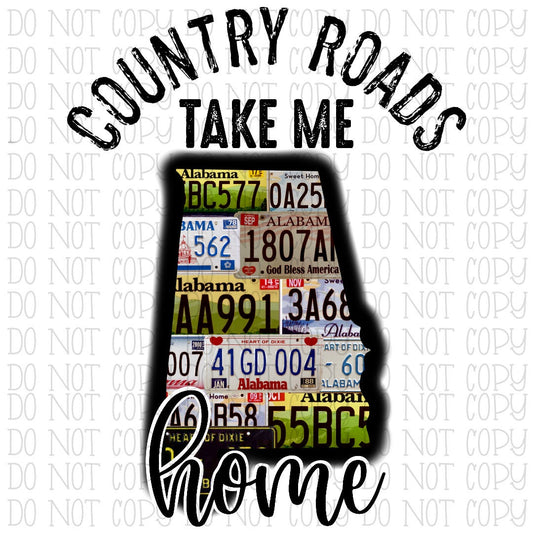 Country Roads Take Me Home Alabama