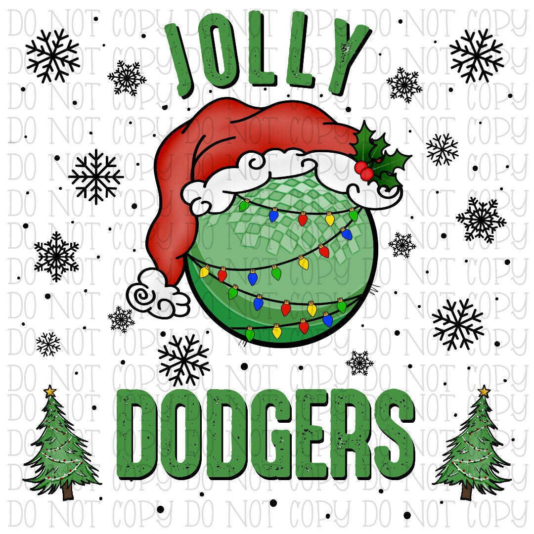 Jolly Dodgers Dodgeball - Christmas