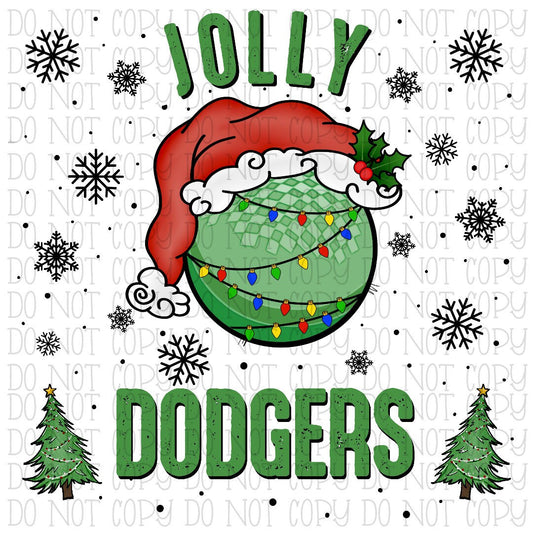 Jolly Dodgers Dodgeball - Christmas