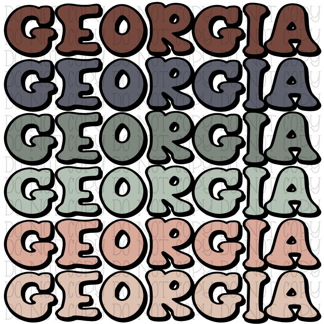 Retro Georgia Pastel Colors