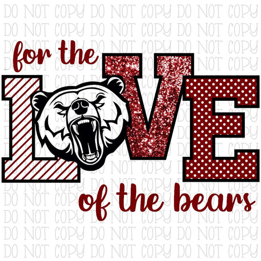 For the Love of the Bears