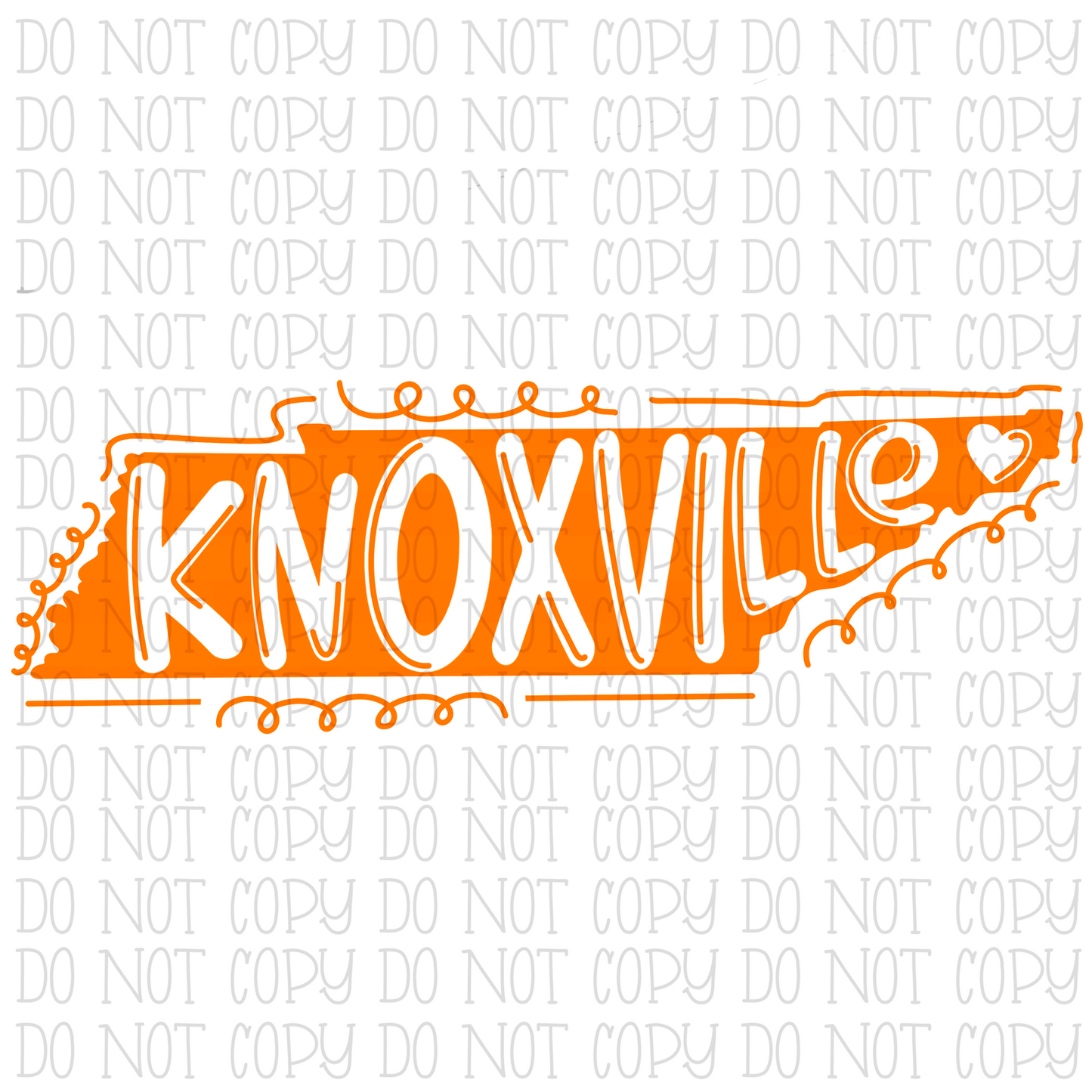 Knoxville Tennessee - Vols Colors