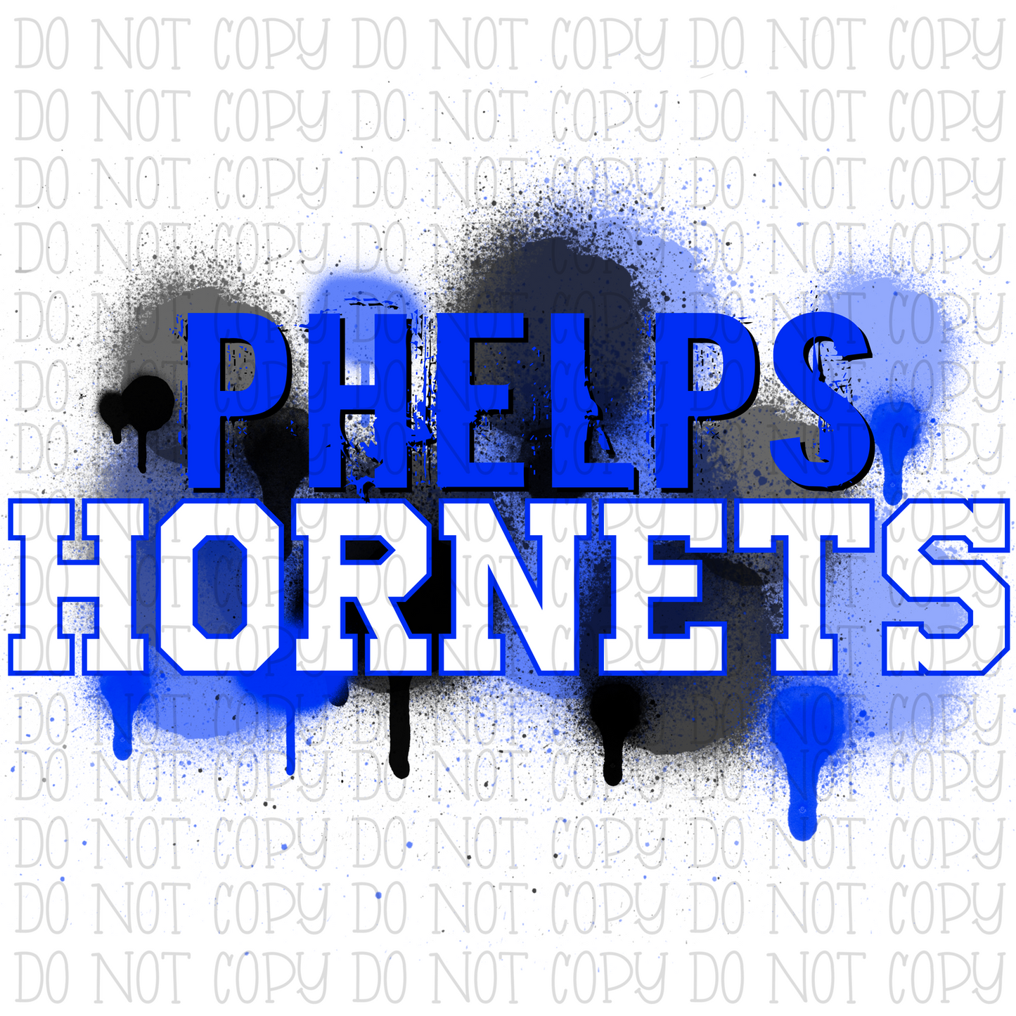 Phelps Hornets Kentucky - Paint Spatter