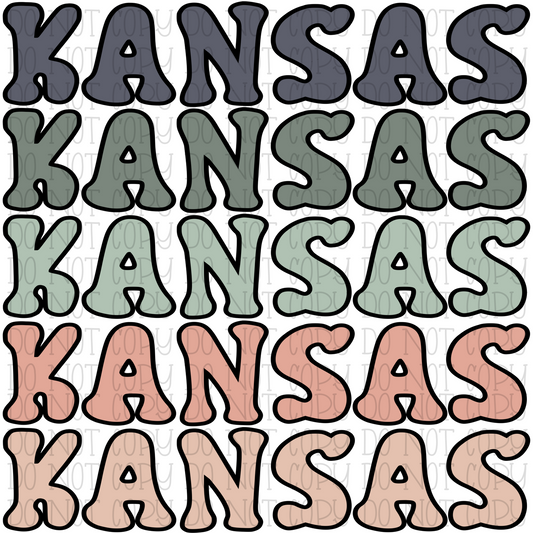 Retro Kansas Pastel Colors