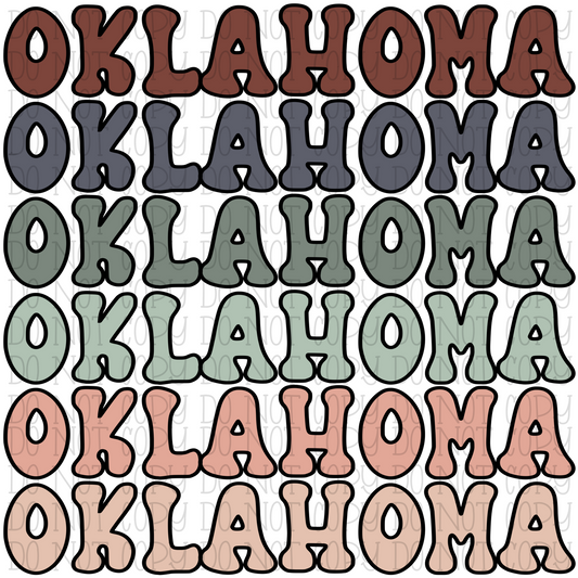 Retro Oklahoma Pastel Colors