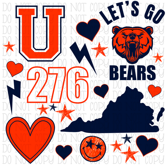 Union Bears - Scatter - Virginia