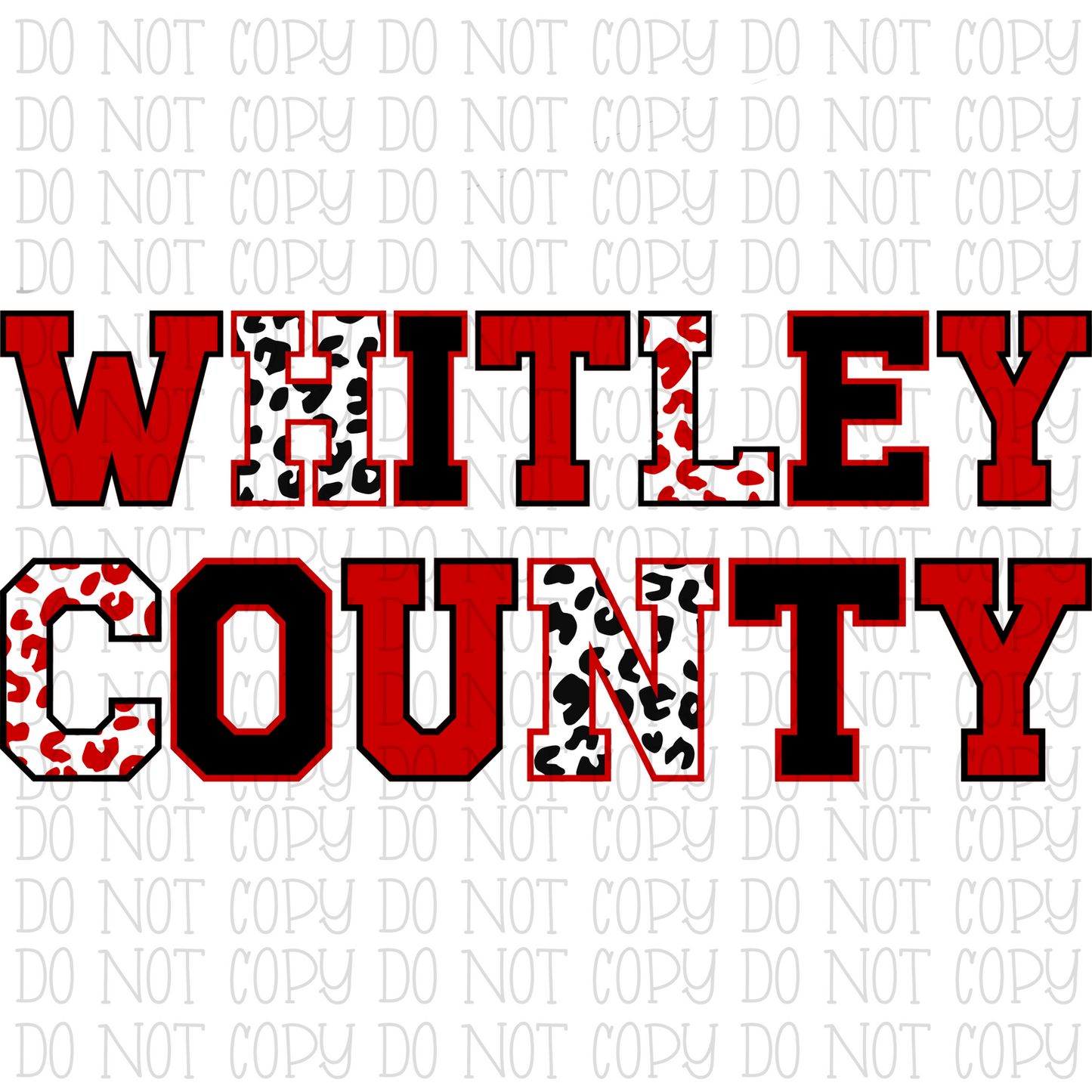 Whitley County Colonels Kentucky - Leopard