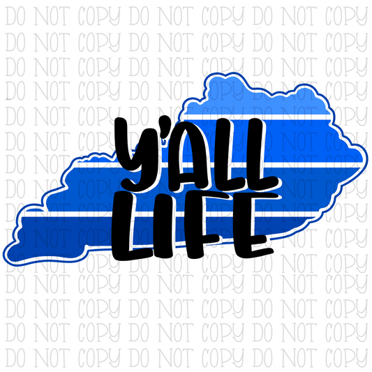 Y'all Life - Kentucky - Blue